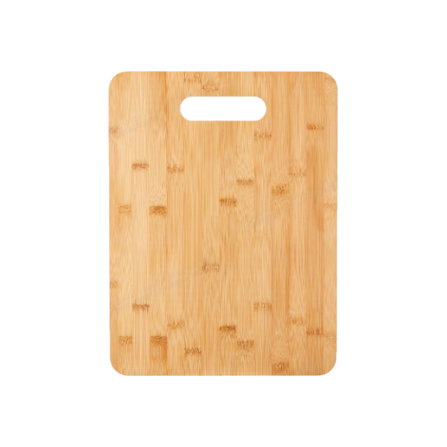 Bamboo Cutting Board with Cutout Handle